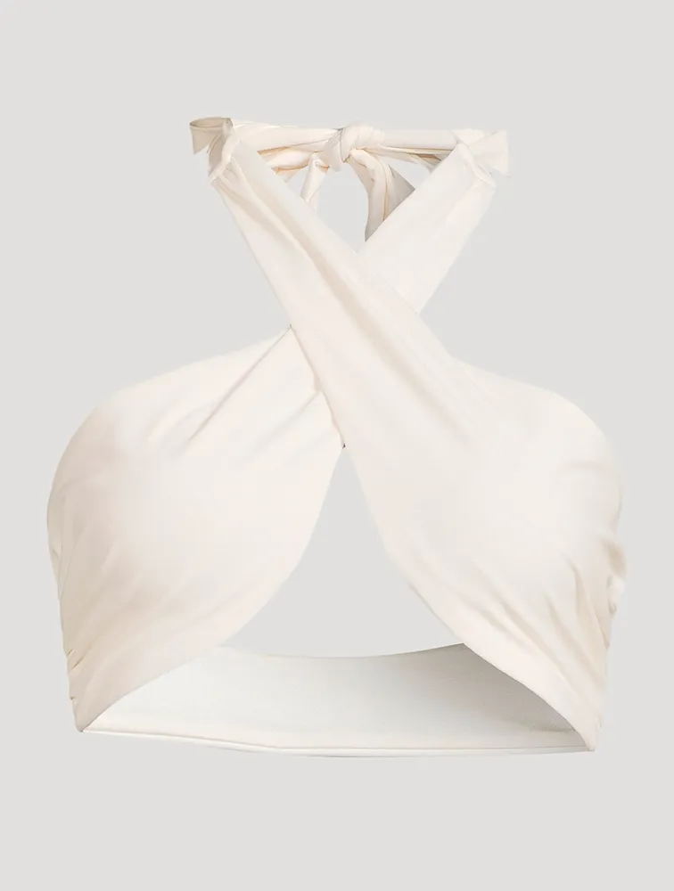 Wrap Halter Bikini Top