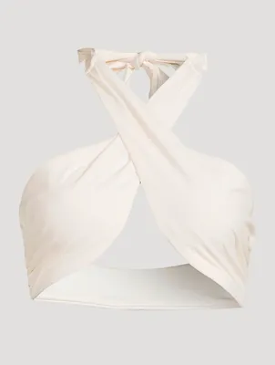 Wrap Halter Bikini Top