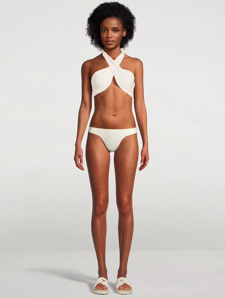 Wrap Halter Bikini Top