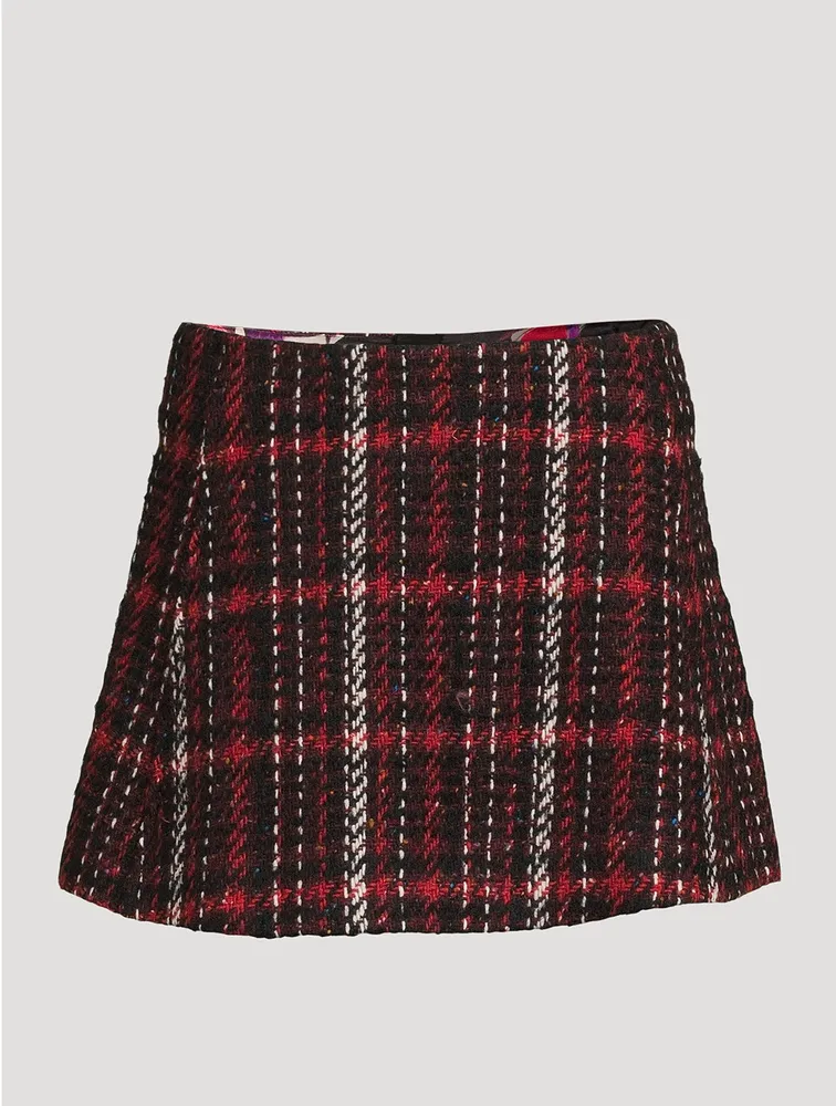 Checkered Mini Skirt