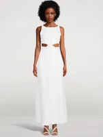 Comino Organic Linen Cut-Out Dress