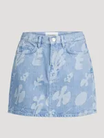 Le Mini Denim Skirt