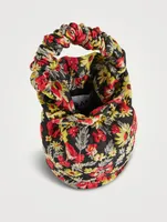 Embroidered Floral Crossbody Pouch
