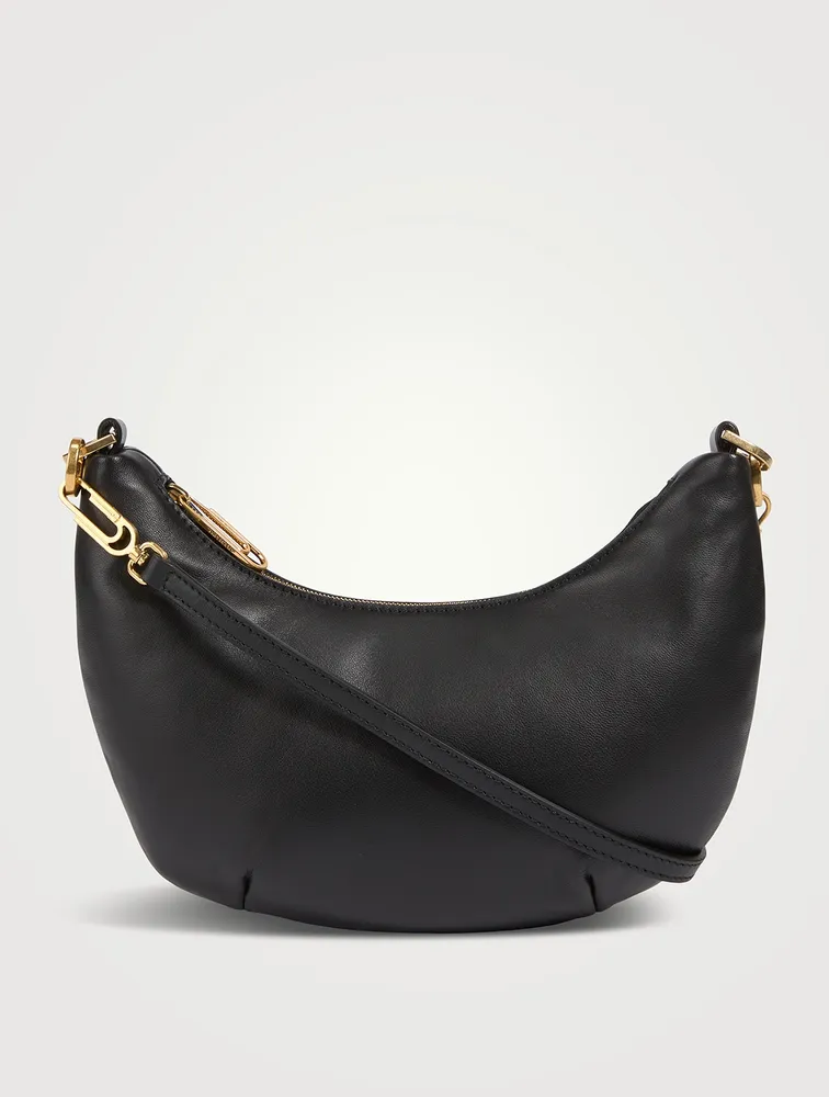 Paper Clip Leather Shoulder Bag