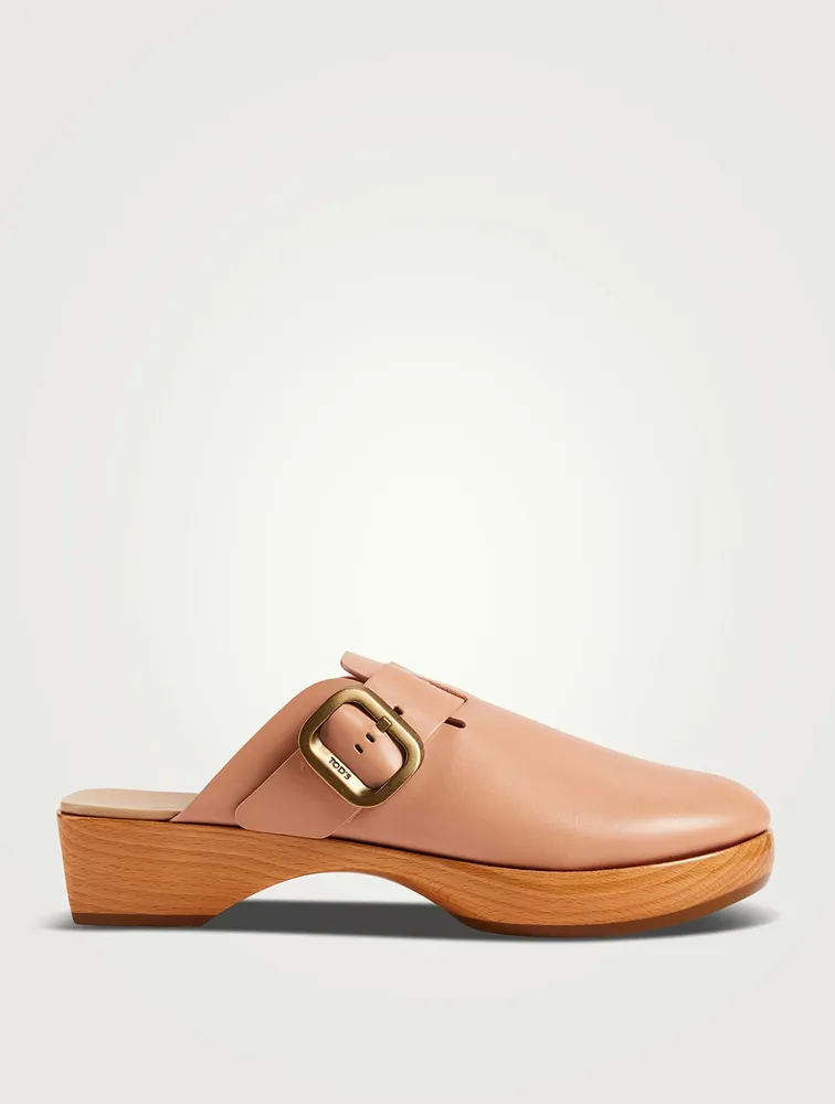 Leather Clog