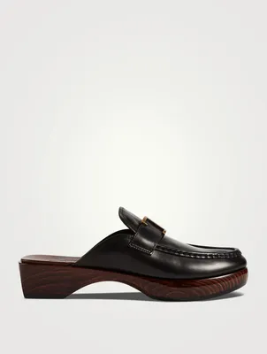 Leather Clog