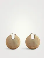 Maée Round Horn Earrings