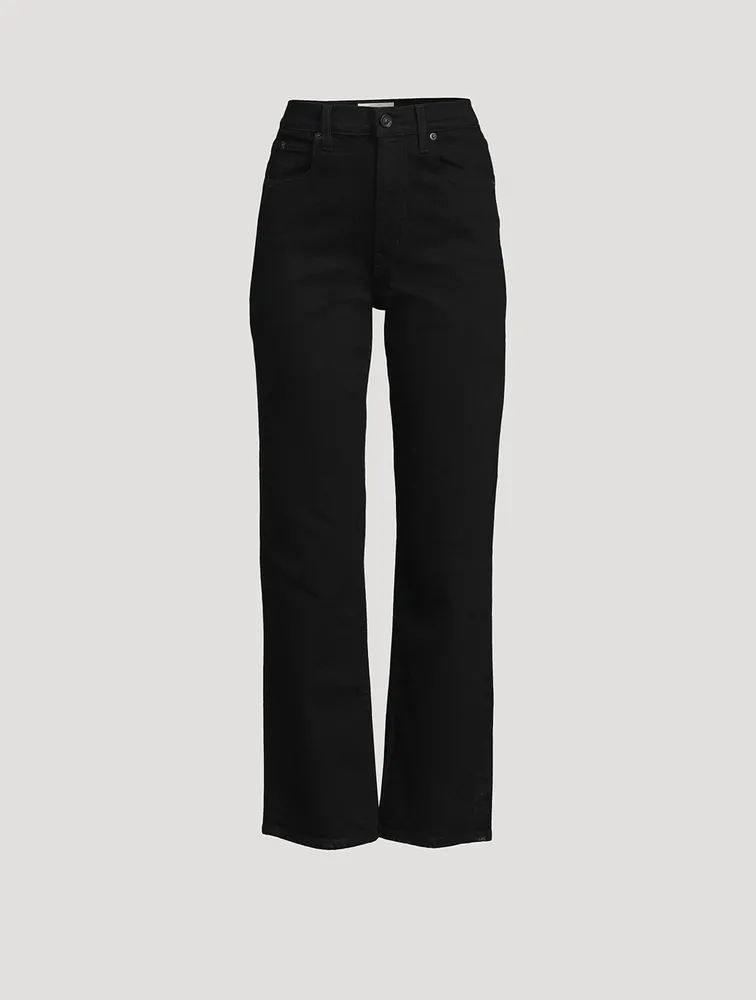 London High-Waisted Straight-Leg Jeans