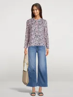 Maria Printed Cotton Blouse