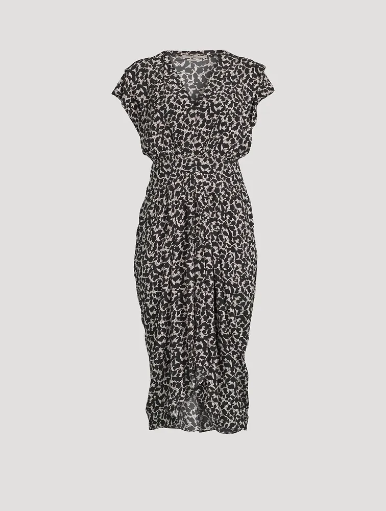Almeya Printed Midi Dress