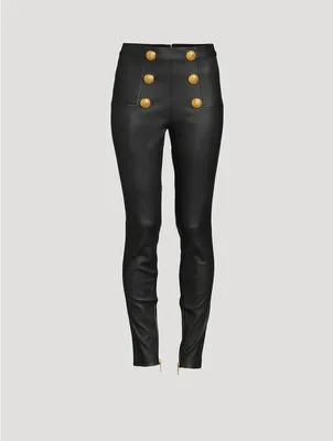 Skinny Leather Trousers