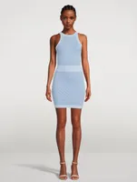 Monogram Jacquard Mini Dress