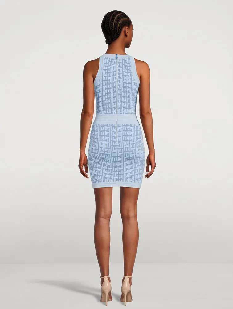 Monogram Jacquard Mini Dress