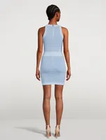 Monogram Jacquard Mini Dress