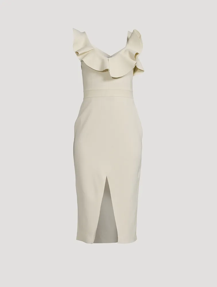 Ruffled Midi Dress