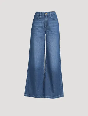 High-Rise Wide-Leg Jeans