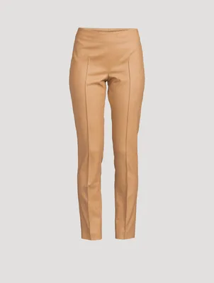 Melissa Flannel Stretch Wool Pants