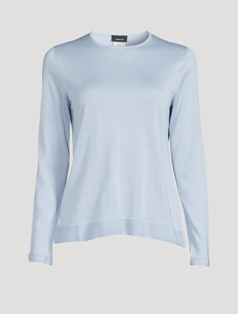 Seamless Cashmere And Silk Sweater