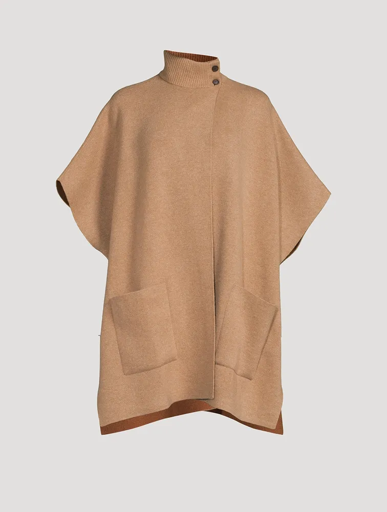 Reversible Cashmere Cape