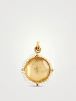 Talisman Iconiques 24K Gold Plated Pearl And Crystal Charm