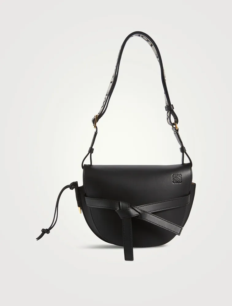 Small Gate Dual Leather Crossbody Bag