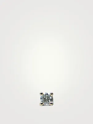 Mel Soldera 14K Gold Diamond Stud Earring