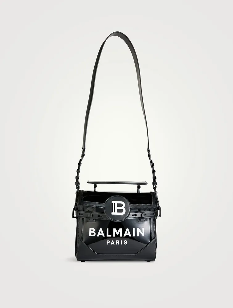 B-Buzz 23 Vinyl And Leather Top Handle Bag