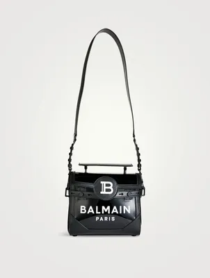 B-Buzz 23 Vinyl And Leather Top Handle Bag