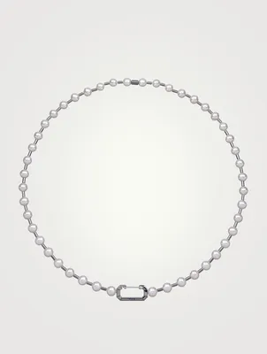Small Vita Necklace With Pearls