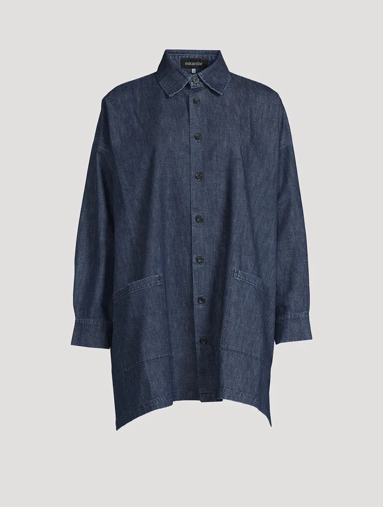 Long Denim Shirt
