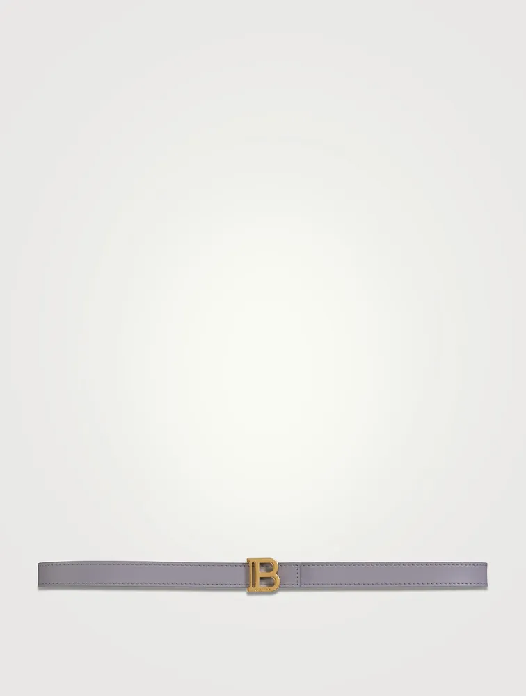 B-Belt Slim Leather Belt