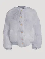 Faux Fur Bomber Jacket