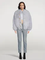 Faux Fur Bomber Jacket