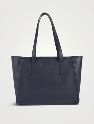 Le Foulonné Leather Tote Bag