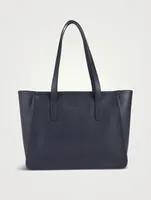 Le Foulonné Leather Tote Bag