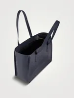 Le Foulonné Leather Tote Bag