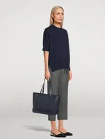 Le Foulonné Leather Tote Bag