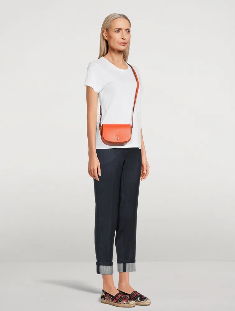 pure Leather Crossbody Bag