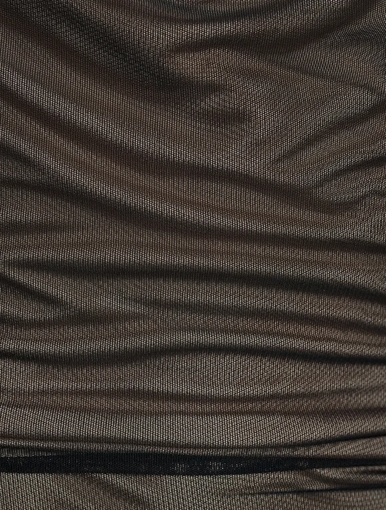 Perry Layered Mesh Mini Dress
