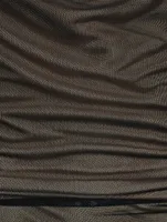Perry Layered Mesh Mini Dress