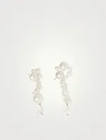 Past In A Future Tense Pearl Drop Earrings