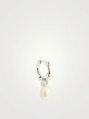 Cha Cha Earring Hoop Earring With Pearl