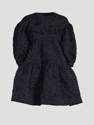 Short Signature Sleeve Bustier Dress