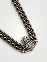 Graziella Chain Necklace With Crystals