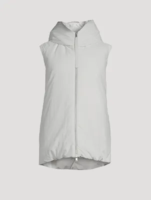 Gilet Vest With Hood