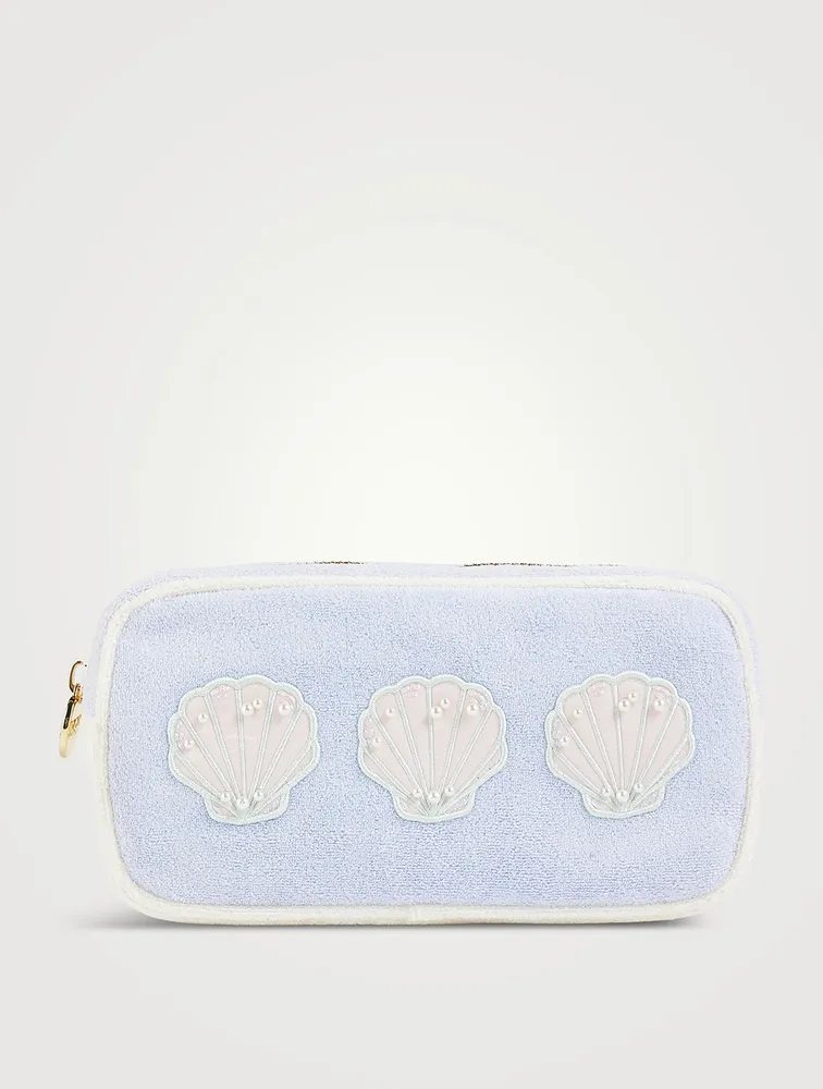 Small Terry Pouch With Shell Patches