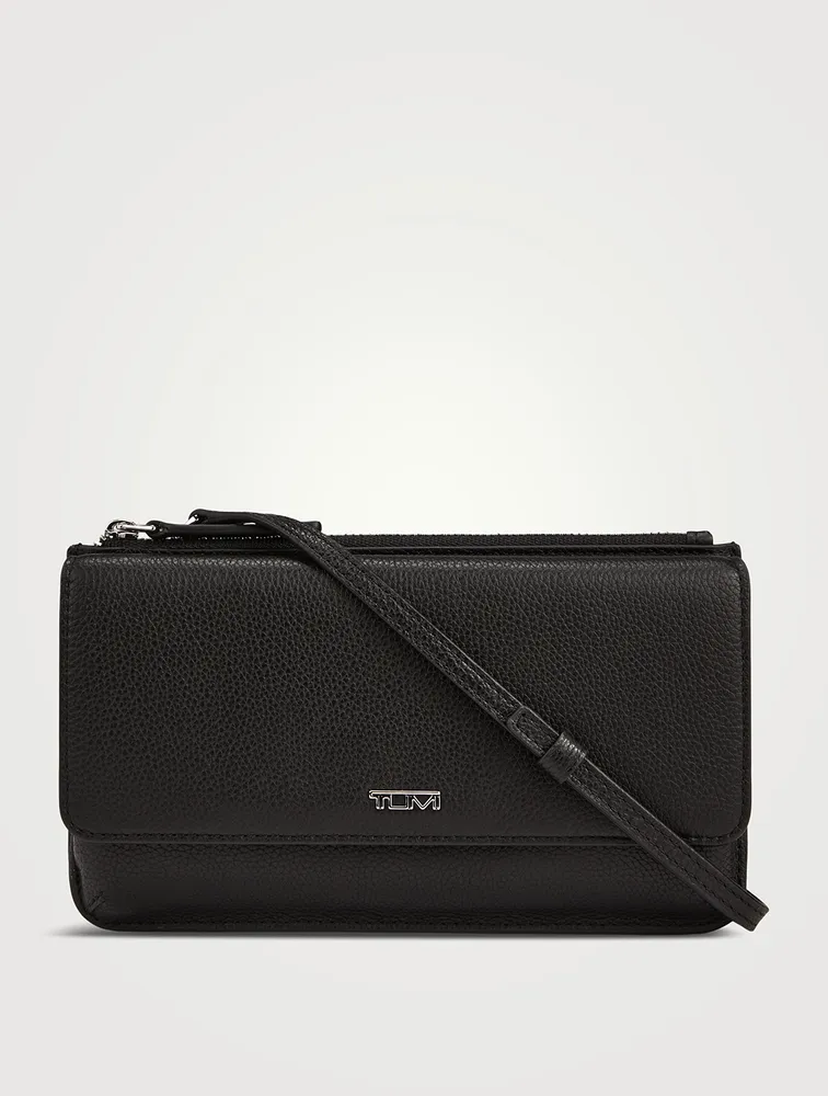 Leather Crossbody Wallet