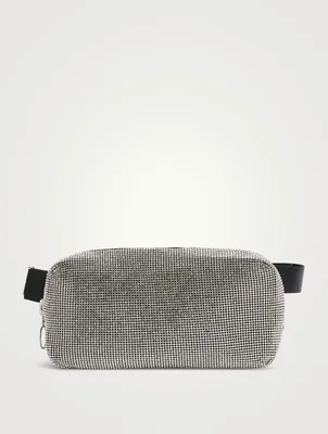 Crystal Mesh Belt Bag