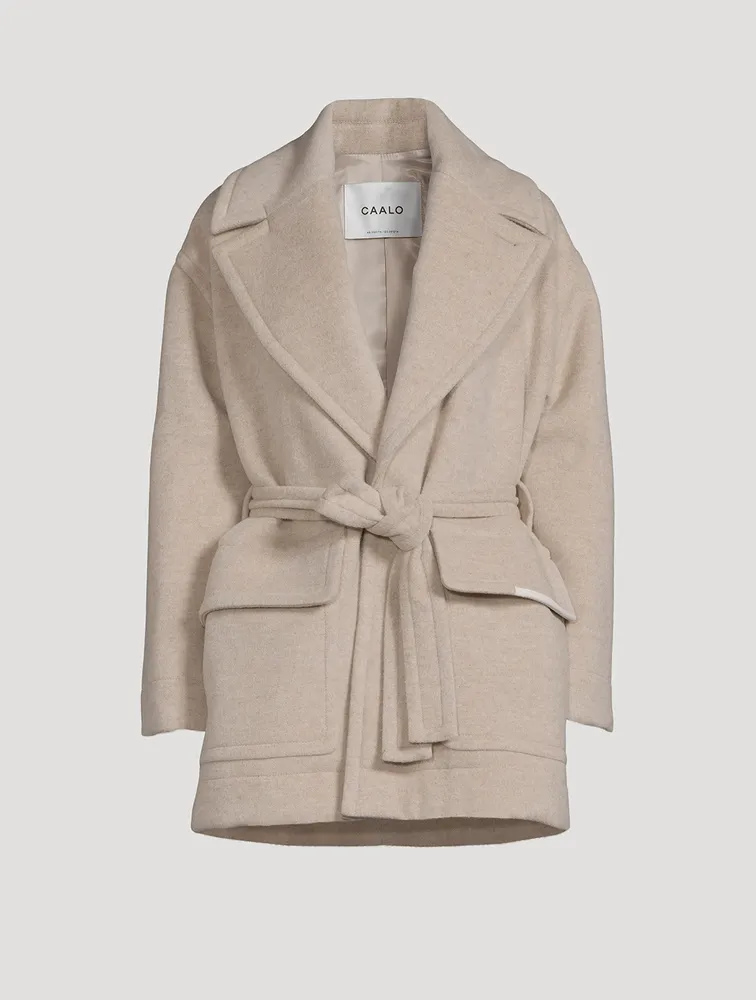 Cashmere Down Robe Coat