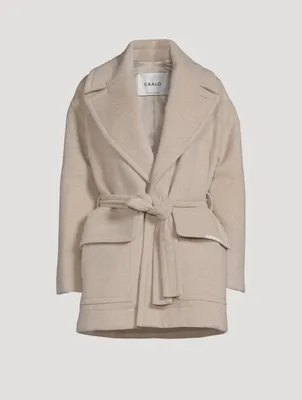 Cashmere Down Robe Coat